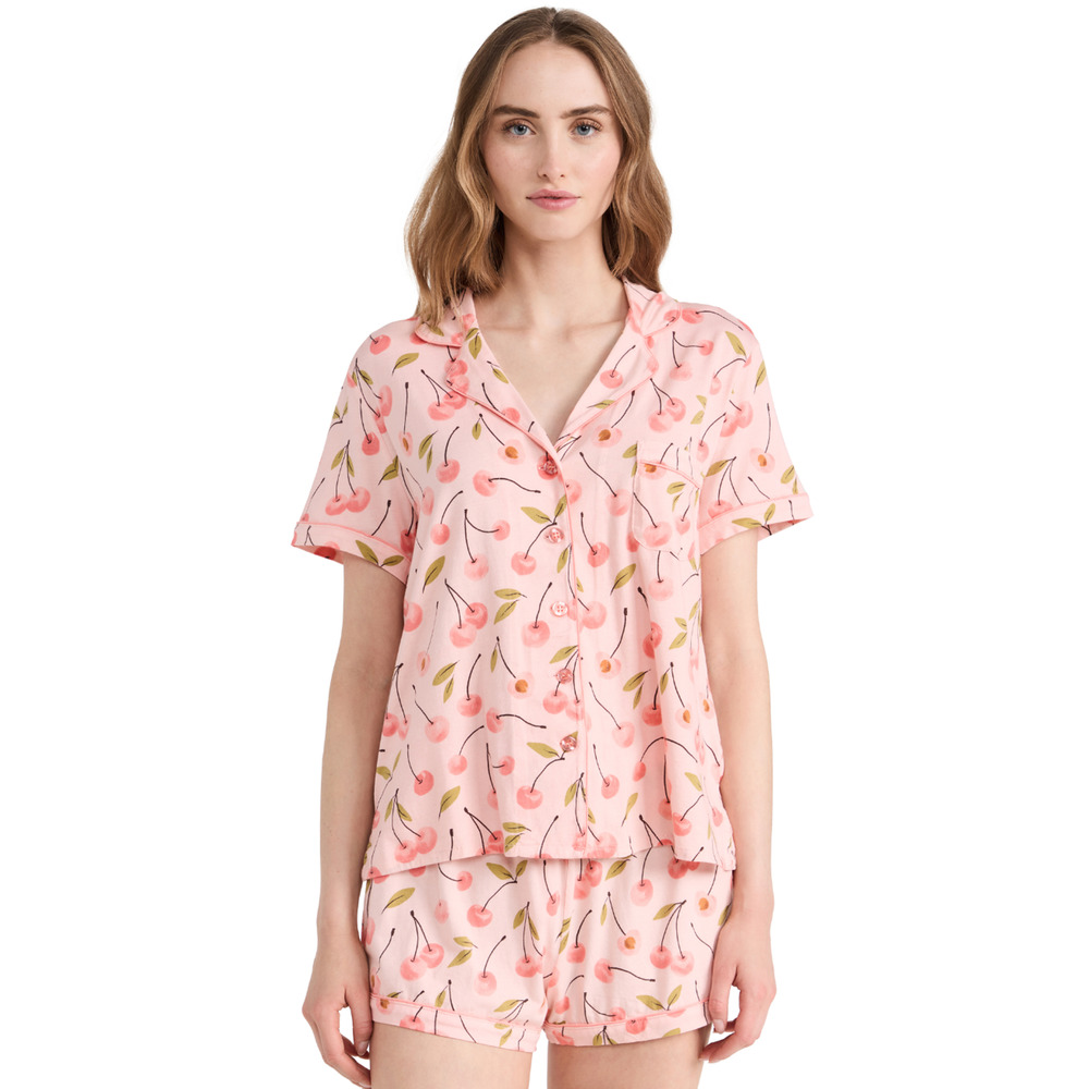 PJ Salvage Cherry Print Pajama Set